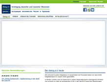 Tablet Screenshot of dialog-ev.de